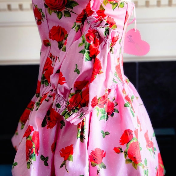 NWT Holding Court Corset Dress - Pink SOLD OUT - Picture 4 of 7